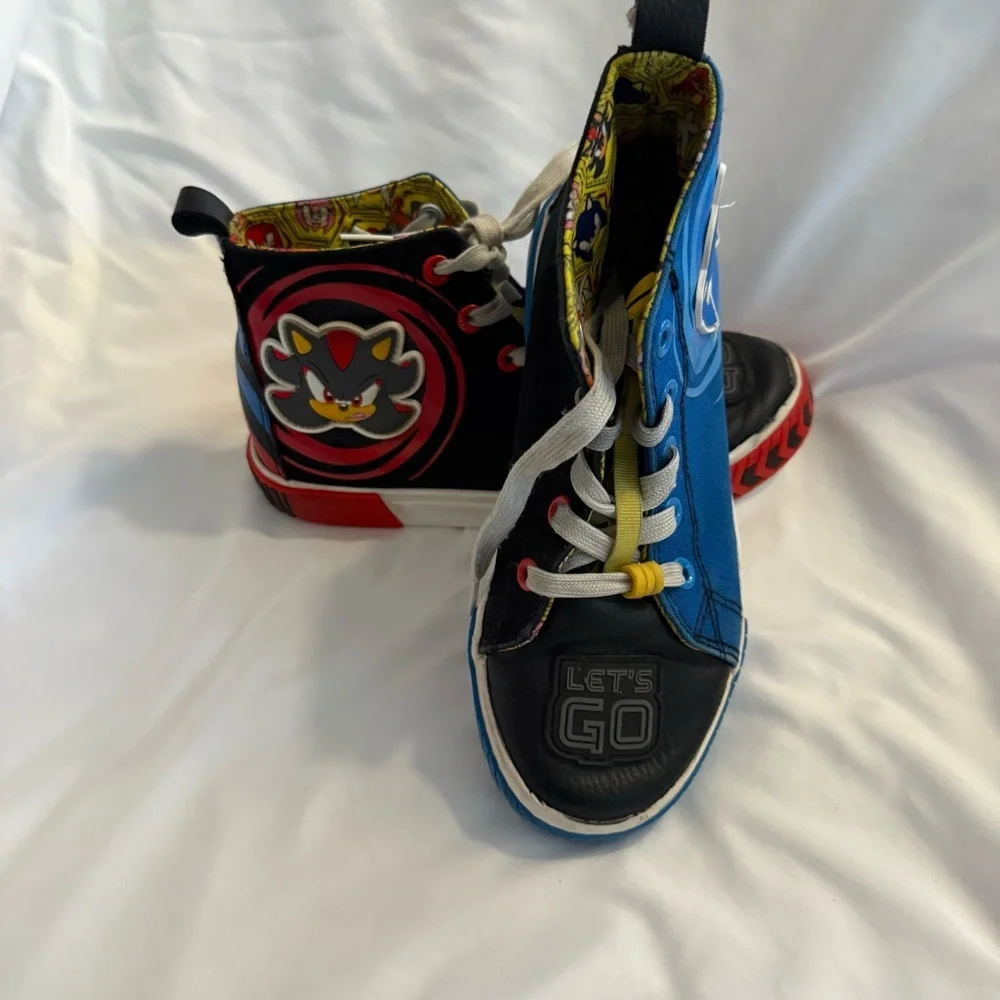 GUC Ground Up SEGA Sonic the Hedgehog X Shadow Lace Up High Tops